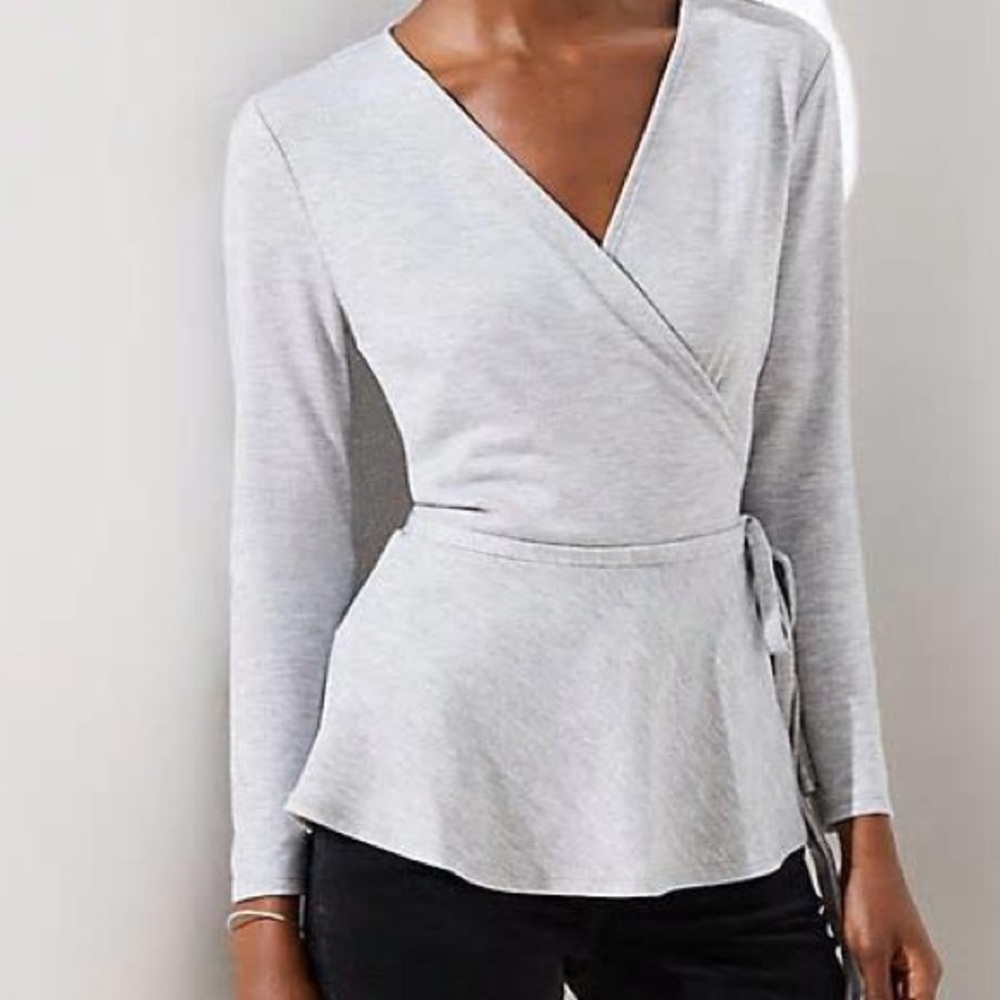 🧡🌼 Loft Wrap Top 🧡🌼